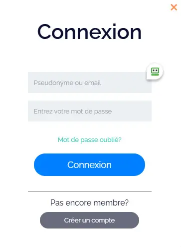 Connexion des membres du Goatz Casino CASINO