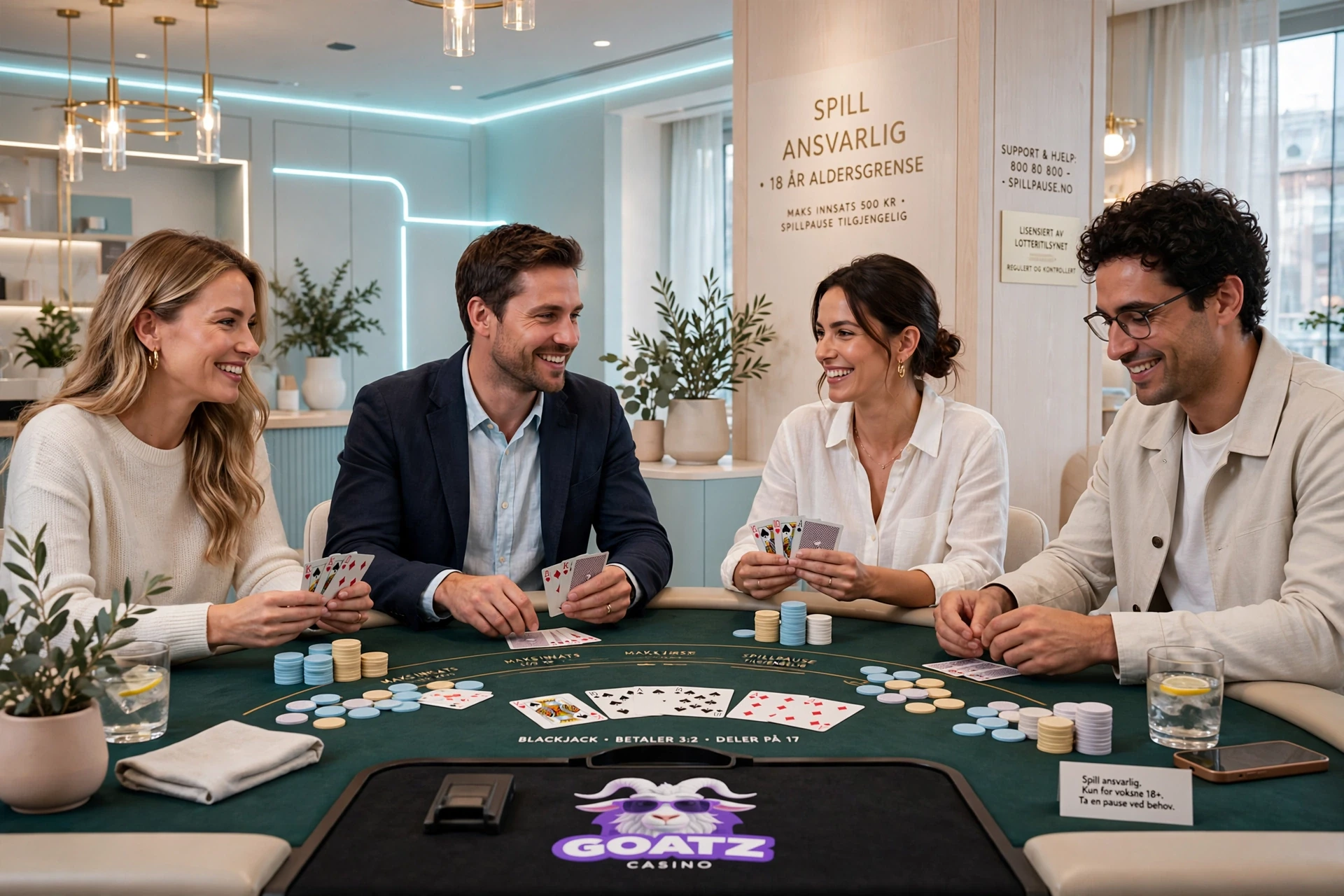 Blackjack på GOATZ CASINO