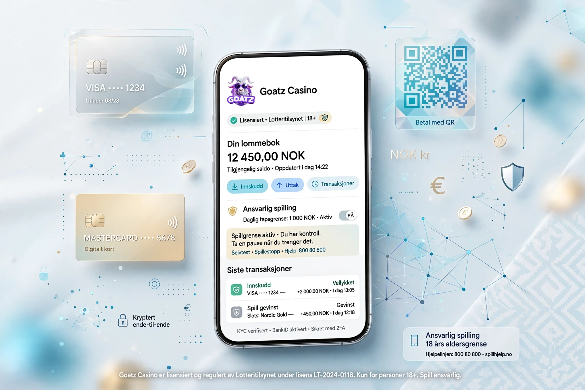elektronisk lommebok GOATZ CASINO