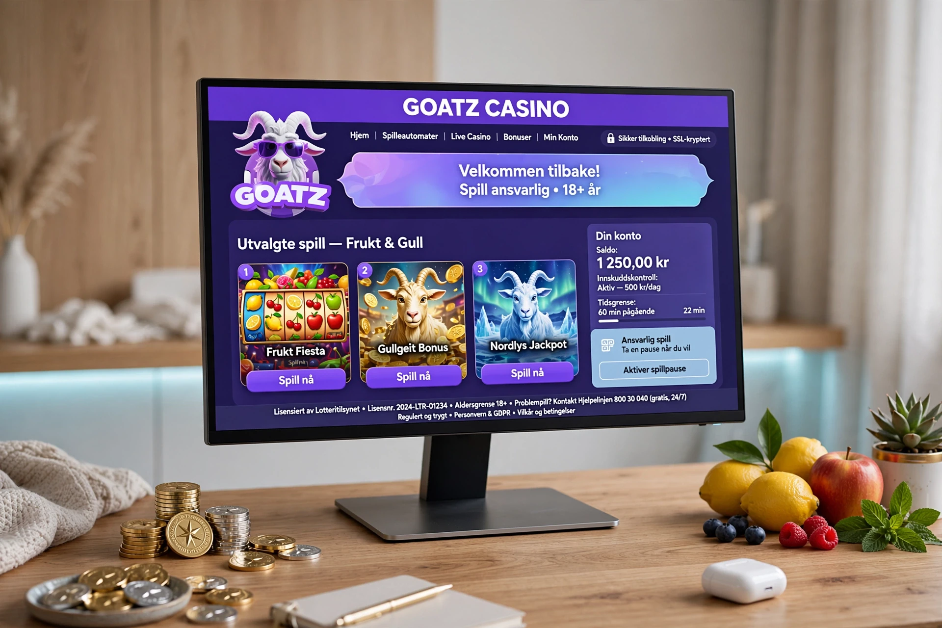 spilleautomater GOATZ CASINO