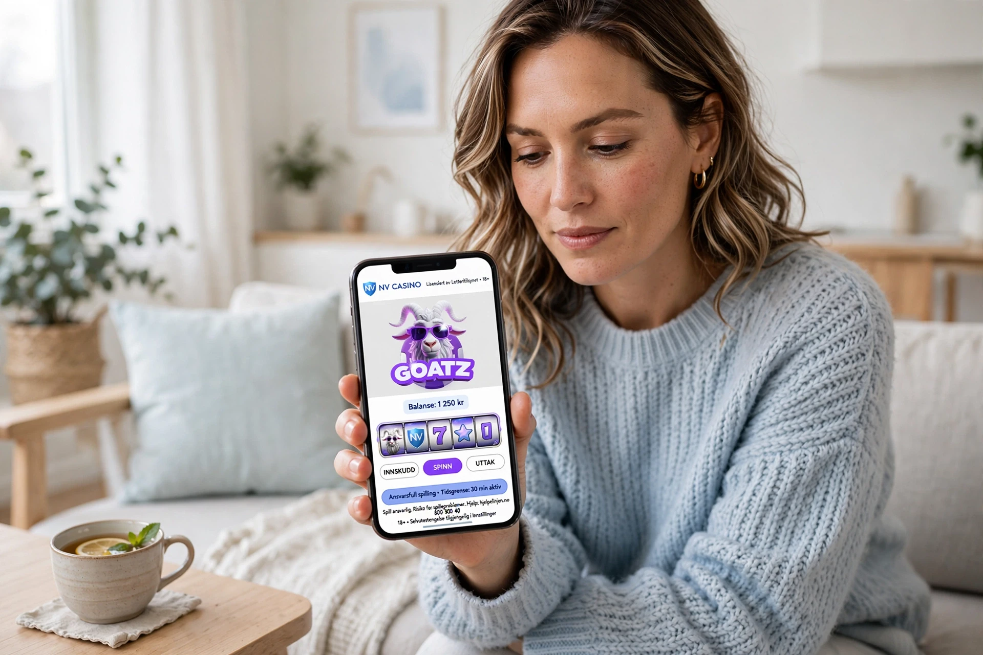 mobilapplikasjon GOATZ CASINO