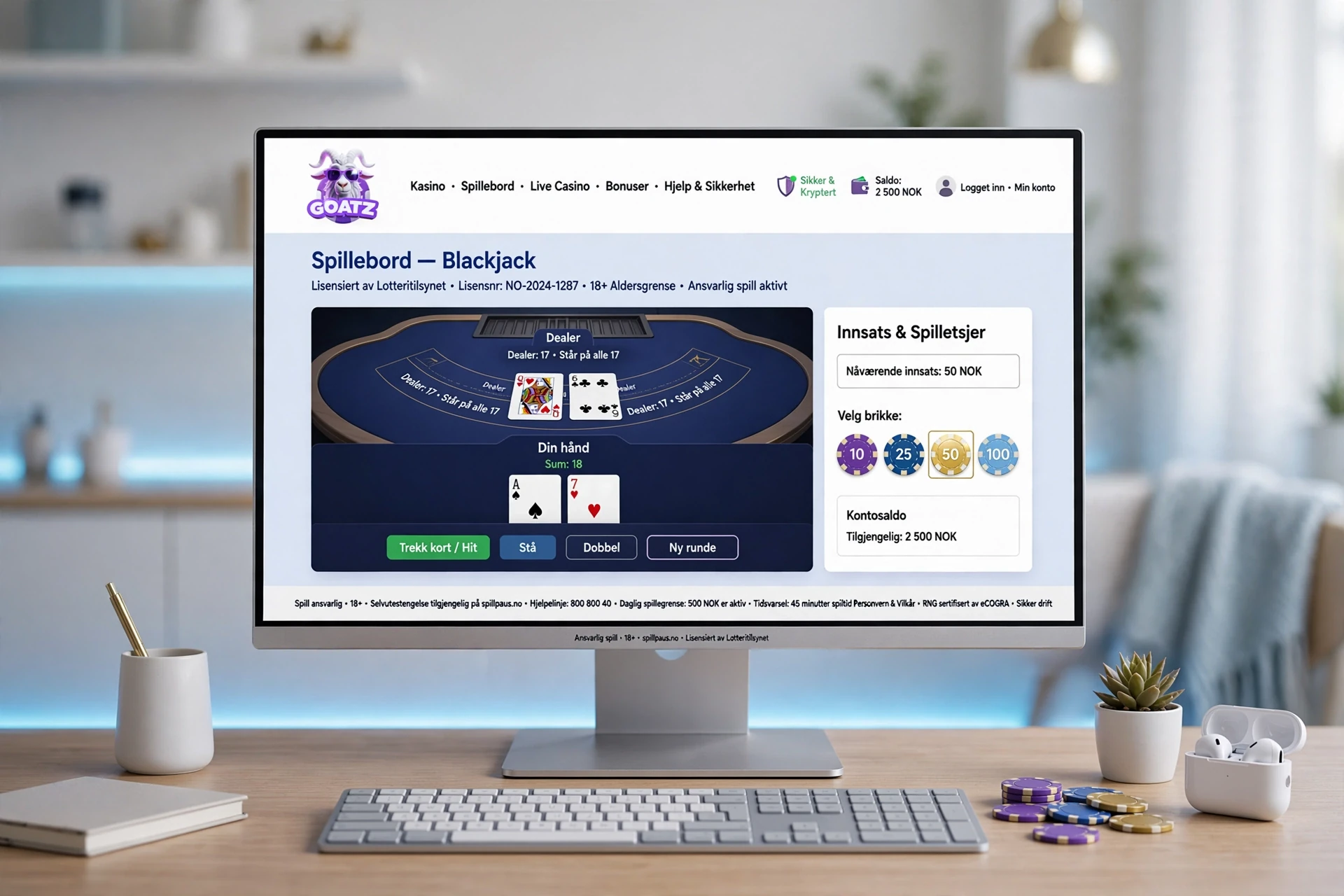 jeu de Baccarat en ligne Goatz Casino CASINO