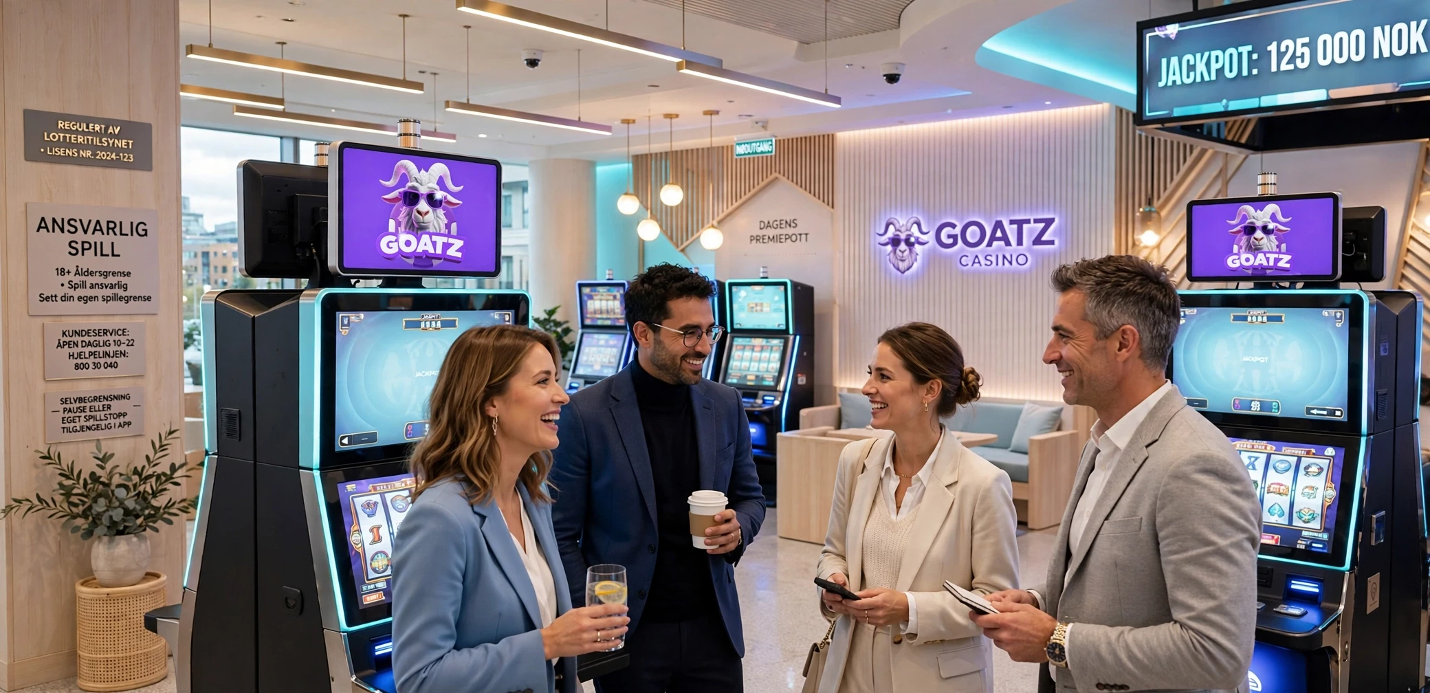 De beste spilleautomatene hos GOATZ CASINO