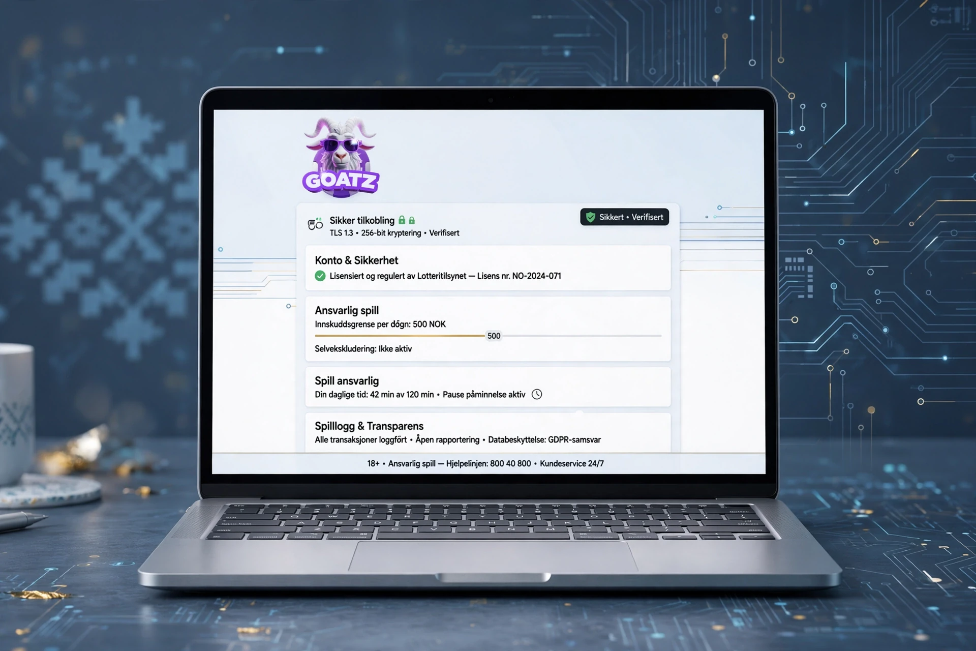 SSL-sertifikat GOATZ CASINO